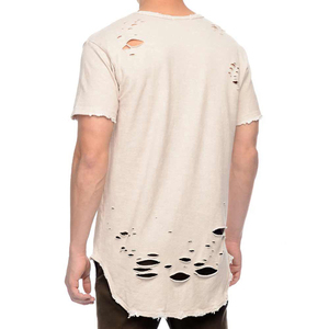 T-shirts Homme Effet Vieilli Écologiques Séchage Rapide Décontractés Manches Courtes Respirants Logo Personnalisé Couleur Unie Prix Bas - Product Image 5