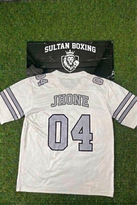 Camiseta de Fútbol para Fanáticos con Nombre y Número del Equipo, Impresión Sublimada, Cuello en V, Manga Corta, Malla Transpirable para Hombre, 2027 - Product Image 5