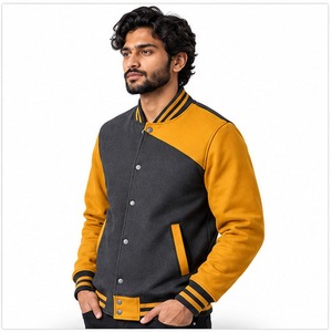 Veste varsity pour homme de haute qualité, dotée d'un tissu confortable, de coutures durables et d'un style moderne pour une mode décontractée et quotidienne. - Product Image 6