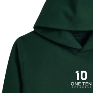 Sudadera con Capucha de Felpa para Hombre, Corte Holgado, Color Verde Bosque, Suave y Cálida, Estilo Casual, Manga Larga, Comodidad Premium - Product Image 5