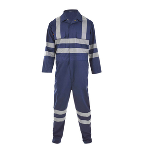 Combinaison de travail haute visibilité respirante, personnalisable avec logo, résistante, conforme aux normes ANSI Classe 2 et EN ISO 20471 Classe 3, réfléchissante - Product Image 1