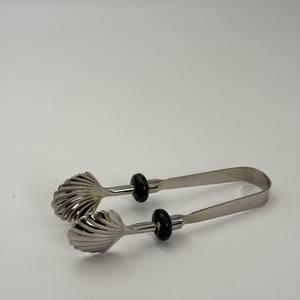 Nouvelle conception, pince en acier inoxydable très vendue avec manche perlé et finition polie miroir, idéale pour les bars, hôtels et restaurants - Product Image 1