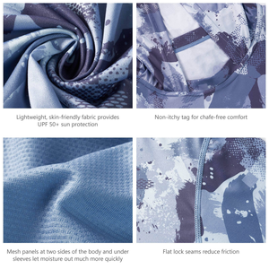 Sweat à capuche de pêche camouflage léger de qualité supérieure avec protection solaire UPF et masque facial |   Vêtements d'été respirants pour la pêche en plein air - Product Image 6