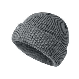 Unisex Solid Green Knitted Beanie <b>Hat</b> 100% Acrylic <b>Winter</b> Casual Warm Cap for Adults Head Circumference - Product Image 4
