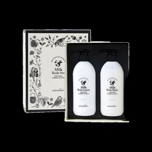 Miracleare Milk Body <b>Set</b> Perfumed Gabriel Musk 500g + 500g Korean Body Care Gift <b>Set</b> - Product Image 3