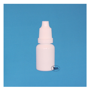 Botella Cilíndrica Blanca de Plástico PP con Gotero, 5-15 ml, Fondo Plano, Tapa Selladora para Cuidado Personal - Product Image 1