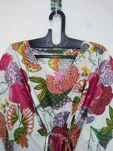 ชุดเดรสผ้าฝ้ายพิมพ์ลายดอกไม้สไตล์โบฮีเมียน น้ำหนักเบา ใส่สบาย เหมาะสำหรับใส่ไปเที่ยวพักผ่อน - Product Image 2