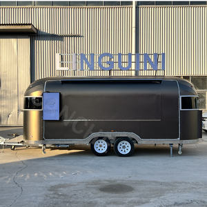 Catering Airflow Remolques de comida Totalmente equipado Móvil Pizza BBQ Camión de comida rápida Caravana con cocina a la venta Europa - Product Image 3