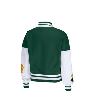 Veste de baseball personnalisée de haute qualité en mélange de laine avec manches en cuir, broderie chenille, streetwear et vêtements de sport - Product Image 5