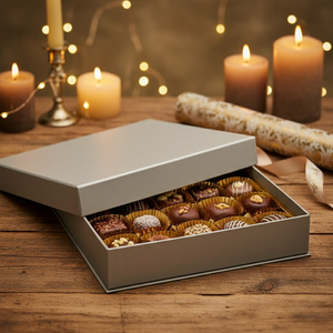 Caja de Regalo Rígida de Kraft con Cierre Magnético Portátil Premium, Embalaje Personalizado Laminado Mate, Joyería Hecha a Mano, Chocolate, Incienso - Product Image 3