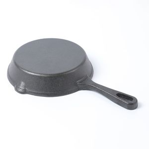 Mini Torta Pre-Condita Diametro 6 Pollici Padella Rotonda in Ghisa per Cucinare e Friggere, Resistente Padella da Servizio in Ghisa - Product Image 4