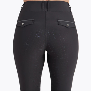 High Quality 4-way Stretch Horse Riding Breeches <b>Leggings</b> Tights <b>Equestrian</b> Wear Pants on Technical Fabric with Soft Feel - Product Image 4