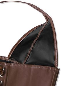 Vente en gros de débardeurs en similicuir pour femmes, logo personnalisé OEM, sans manches, coupe ajustée, fournisseur de vêtements - Product Image 6