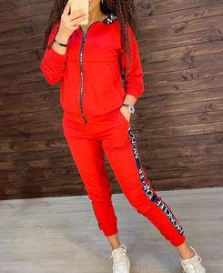 Ensemble de survêtement streetwear personnalisé pour femme, deux pièces, 100 % coton molletonné, à capuche avec cordon de serrage, longueur intégrale, respirant, écologique, vierge - Product Image 5