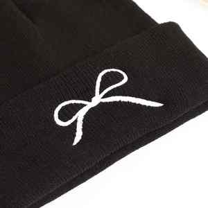 Gorro de invierno personalizado, gorro tejido con bordado 3D de personaje de dibujos animados, suave, transpirable e impermeable. - Product Image 2