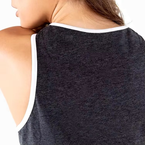 Camiseta de Yoga Transpirable de Secado Rápido y Corte Ajustado para Mujer, Ropa de Yoga para Correr y Entrenar, Ropa Deportiva Informal a la Moda, Camisetas sin Mangas para Hacer Ejercicio - Product Image 4