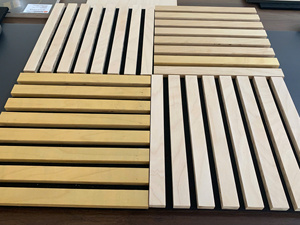 100% Polyester Fiber Solid Wood/MDF Acoustic Panels-Waterproof High NRC 80% Modern Design for Hotels Commercial Spaces Total - Product Image 4