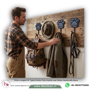 Gancho de Pared Vintage Ecológico de Hierro Fundido, Perchero de Metal con Diseño de Perro/Gato para Amantes de las Mascotas - Product Image 2
