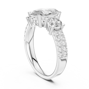 Vintage Style 925 Sterling Silver Moissanite <b>Diamond</b> <b>Ring</b> Wholesale Fine Jewelry Manufacturer Supplier - Product Image 3