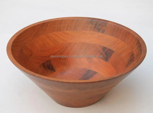 Bol en bois naturel de la meilleure qualité pour les salades bol de vaisselle de service disponible au prix de gros - Product Image 4