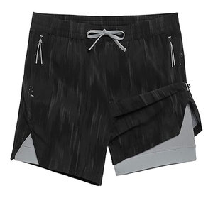 Men's Solid Color Block <b>Board</b> Shorts Side Stripe Drawstring Closure Quick Dry Eco-Friendly Breathable Spandex/Cotton Vintage - Product Image 4
