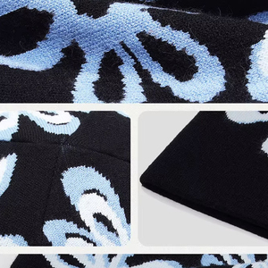 Gorro de Punto Acrílico de Viaje, Gorros de Alta Calidad, Estilo Urbano Moderno, Tejido Jacquard Largo, Impresión Digital, Estilo Ejecutivo - Product Image 6