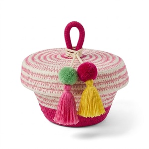 Handmade Cotton Gift Box with Traditional Style Decorative Cotton Nice Design Gift Box for Gergean Garangao Festival - Product Image 4