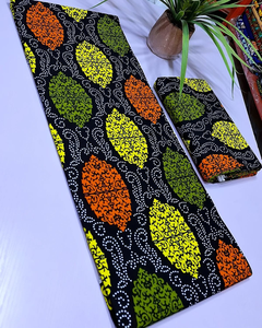 Tissu Sergé de Coton à Motif Imprimé Wax Africain Style Mozambique pour Chemises et Robes d'Enfants - Product Image 5