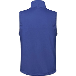 Chaleco de Forro Polar para Hombre, Color Sólido, Cierre de Cremallera, Cuello Alto, Casual, Otoño, Poliéster, Sin Mangas, Corte Regular - Product Image 5