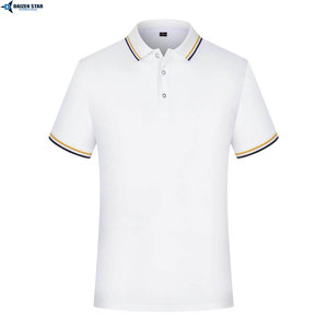 High Quality Cotton Jersey Solid for Shirt Mens Custom Embroidered Logo Anti-Wrinkle Breathable Summer Manufacturer - Product Image 2