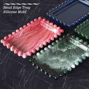 Bandeja de Servir de Resina con Diseño Increíble, Ecológica, Duradera, Segura, Estilo Moderno para Bodas Reales, Fiestas, Desayunos, Comida, Bandeja Decorativa - Product Image 2