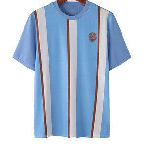 T-shirts pour hommes confortables et élégants, taille personnalisée, polyester/coton, haute qualité, respirants, écologiques, séchage rapide, faible MOQ - Product Image 1