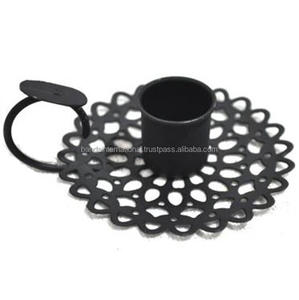 Iron Votive <b>Candle</b> <b>Holder</b> With Handle <b>Black</b> Powder Coating Finished For Lighting Home Decoration And Other <b>Candle</b> <b>Holders</b> Jars - Product Image 2