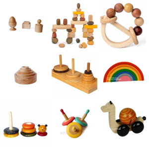 Sonajero de madera para bebés de alta calidad, suministros para eventos - Product Image 6