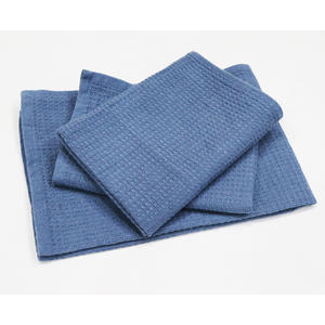 Serviette de cuisine en coton 100% uni, gaufré, de haute qualité, super absorbante, au prix le plus bas - Product Image 6