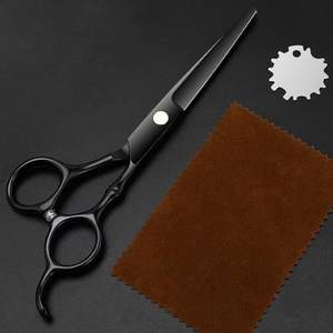 Ciseaux à barbe professionnels pour coiffeur, ciseaux à cheveux en acier inoxydable, ciseaux de coiffure - Product Image 1