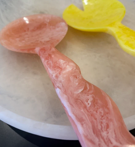 Juego de Servidores de Ensalada de Resina, Incluye Cuchara para Helado, Ecológico, Apto para Lavavajillas, Moderno, Multifuncional, Estilo Americano, Largo, para Bodas - Product Image 3