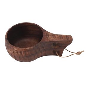 Taza Kuksa de Madera Hecha a Mano, Precio al por Mayor, Taza de Café Nórdica para Acampar, Hacer Senderismo, Actividades al Aire Libre y Uso Diario - Product Image 4