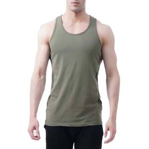 Private Label Men's Sleeveless Workout Tank Tops Breathable Cotton Gym Fitness Clothing Knitted Casual Streetwear Singlets - Product Image 6