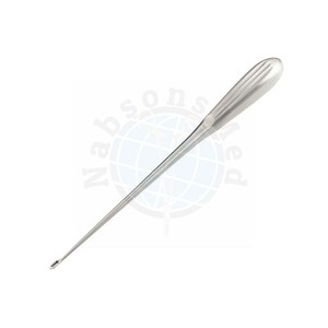 Curettes Scoville pour disques diséminés 4mm 10mm 25.4cm en acier inoxydable, angle de 45 degrés, instrument chirurgical orthopédique manuel réutilisable - Product Image 4