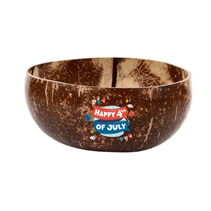 Tazón de Coco para Comida, Ensalada, Bocadillos, Diseño Patriótico Impreso en 3D para el 4 de Julio, Día de la Independencia, de Vietnam - Product Image 5