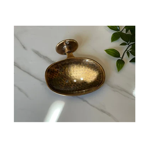 Customized Brass <b>Soap</b> <b>Holder</b> Wall Mounted Bar <b>Soap</b> Dish Gold Matte Polished Hammered Design <b>Soap</b> <b>Holder</b> - Product Image 1