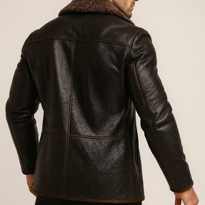 Chaquetas de Cuero Vacuno Genuino a la Moda para Hombre y Mujer, Chaquetas de Invierno Premium para Uso Casual, Duraderas - Product Image 4