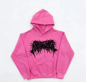 Custom 100% Cotton Fleece Oversized Cartoon Print <b>Hoodie</b> Pullover Sweatshirt <b>Soft</b> Warm Breathable Casual Streetwear Men <b>Women</b> - Product Image 5