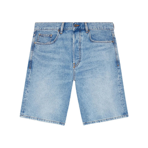 Shorts en toile respirants et écologiques pour homme, coupe classique, personnalisables, noirs, décontractés, style streetwear, avec élastique, pour l'été - Product Image 1