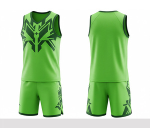 Maillot de basket-ball sublimé de qualité supérieure et short en polyester respirant à séchage rapide, vêtements de sport d'équipe pour hommes, femmes et jeunes - Product Image 3