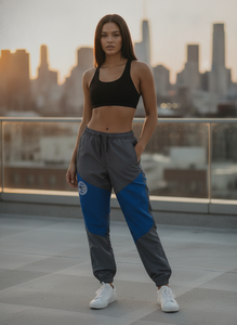 Men's Custom Logo Color Block Windbreaker Pants <b>Waterproof</b> Nylon Tracksuit Bottoms Outdoor Athletic Jogging Sports <b>Trousers</b> - Product Image 5