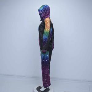 Chaqueta cortavientos de alta calidad al por mayor con diseño personalizado, talla grande, impermeable, con capucha, franja reflectante, cierre de cremallera, ligera - Product Image 2