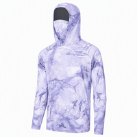 Maillot de pêche personnalisé pour homme 100 % polyester imprimé par sublimation, à manches longues, pour tournoi de pêche au bar, respirant et à séchage rapide