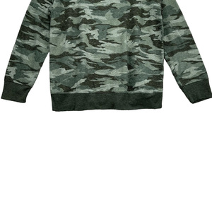 Sudadera de Cuello Redondo con Camuflaje de Corte Holgado para Hombre y Mujer, Cómodo Suéter Verde Camuflado para Uso Diario Informal - Product Image 5